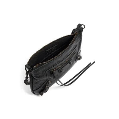 Balenciaga Black Le City Shoulder Pouch