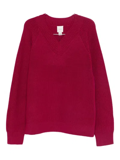 V领毛衣