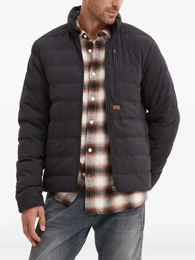 G-star Raw Foundation Zip Quilted Jacket In Black