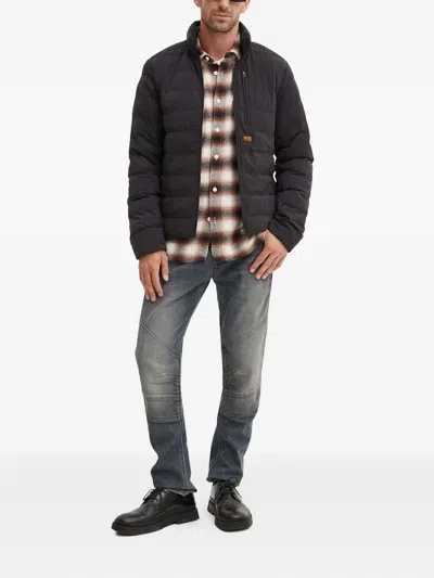 G-star Raw Foundation Zip Quilted Jacket In Black