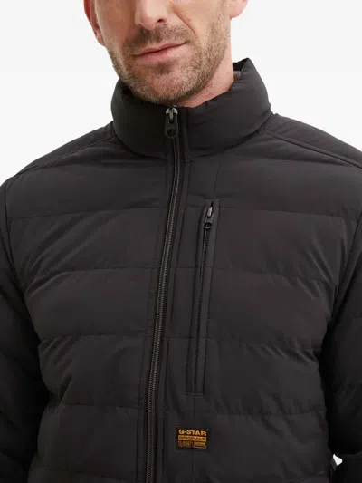 G-star Raw Foundation Zip Quilted Jacket In Black