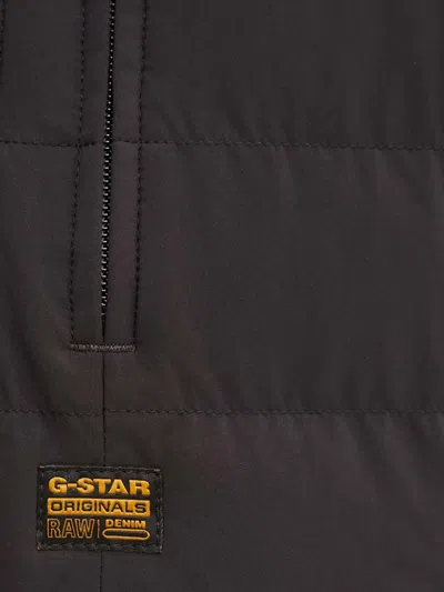 G-star Raw Foundation Zip Quilted Jacket In Black