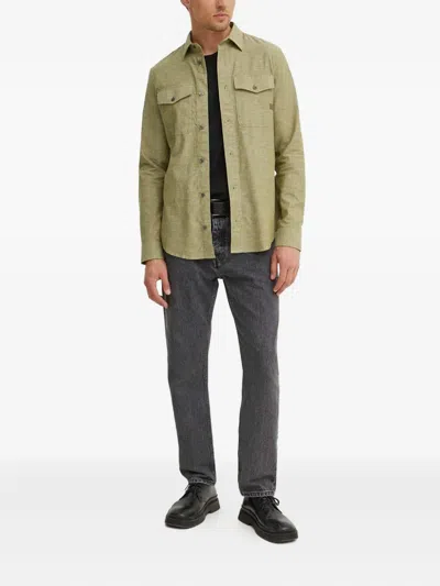 G-star Raw Marine Flap-pocket Shirt In Green