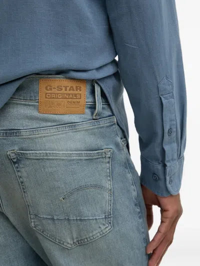 G-star Raw Buttoned Jeams In Blue