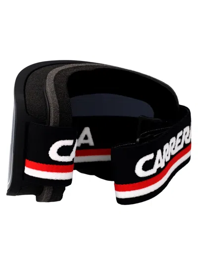 Carrera Black Rubber Sunglasses In Black