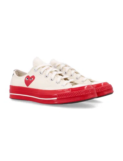 Comme Des Garçons Converse Comme Des Garçons Play X Converse Chuck 70 Low-top Sneakers In Multi