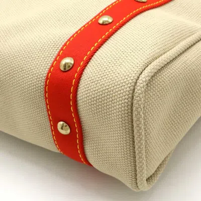 Pre-owned Louis Vuitton Antheia Beige Red Color Canvas Shoulder Bag Tote Bag ()