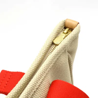 Pre-owned Louis Vuitton Antheia Beige Red Color Canvas Shoulder Bag Tote Bag ()