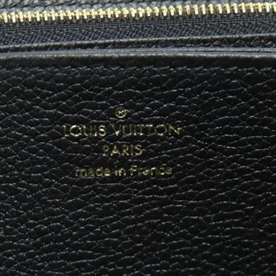 Pre-owned Louis Vuitton Beige Black Monogram Empreinte Long Wallet (bi-fold) () In Multi
