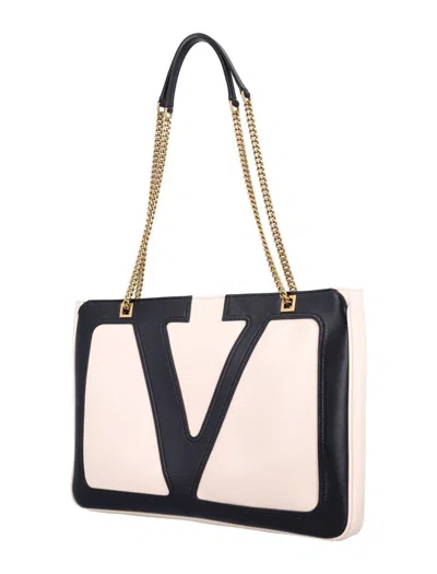 Valentino Viva Superstar Medium Leather Tote Bag In Multi