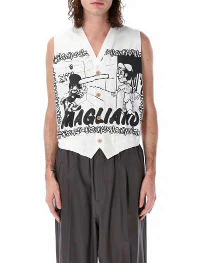 Magliano Printed Vest In White