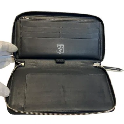 Pre-owned Louis Vuitton Black Blue Red Color White Coin Purse/coin Case ()