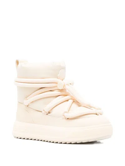 Moncler Flat Shoes In White