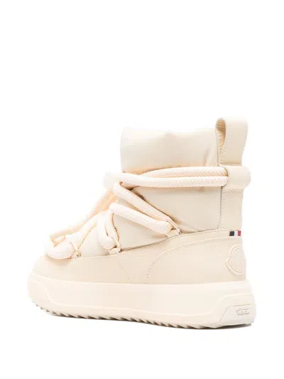 Moncler Flat Shoes In White