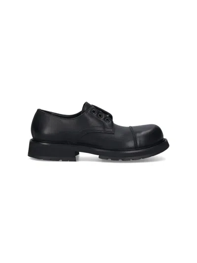 Balenciaga Truck Derby Shoes In Black
