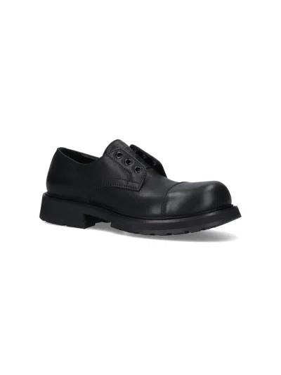 Balenciaga Truck Derby Shoes In Black