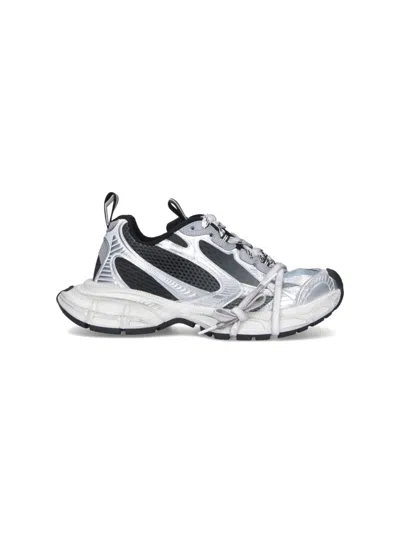 Balenciaga Multicolor Mesh And Rubber 3 Xl Gradient Sneakers In Multi