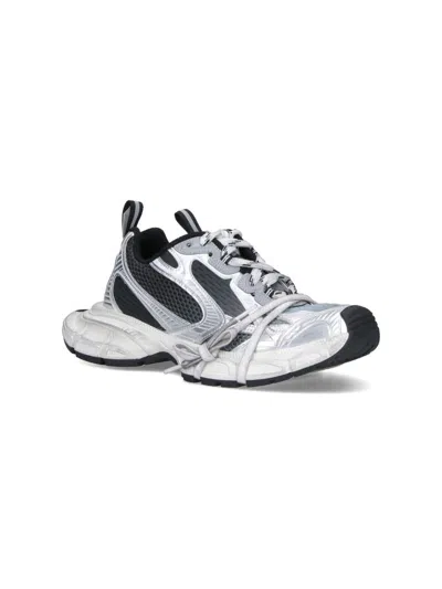 Balenciaga Multicolor Mesh And Rubber 3 Xl Gradient Sneakers In Multi