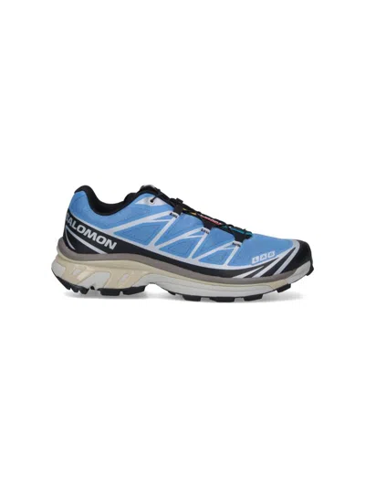 Salomon Xt-6 Rubber-trimmed Mesh Sneakers In Multi