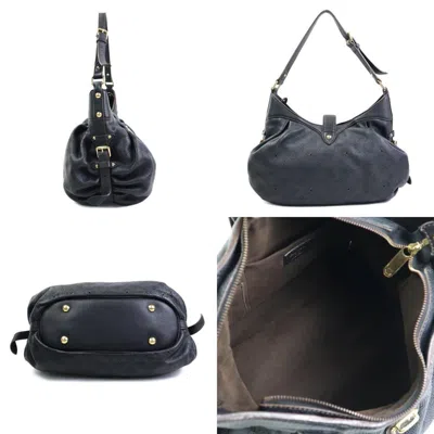 Pre-owned Louis Vuitton Black Leather Shoulder Bag ()