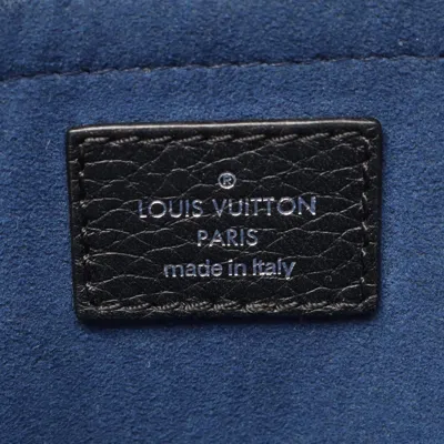 Pre-owned Louis Vuitton Black Noir Leather Backpack ()