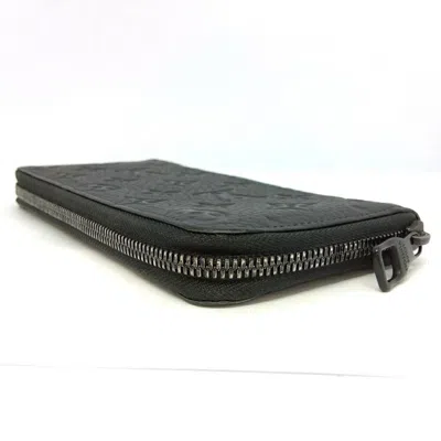 Pre-owned Louis Vuitton Black Noir Leather Coin Purse/coin Case ()