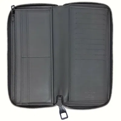 Pre-owned Louis Vuitton Black Noir Leather Coin Purse/coin Case ()