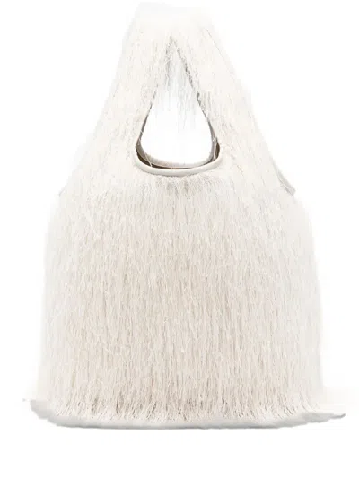 Dries Van Noten Marche Small Fringed Tote Bag