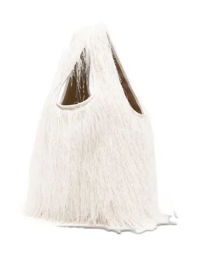 Dries Van Noten Marche Small Fringed Tote Bag