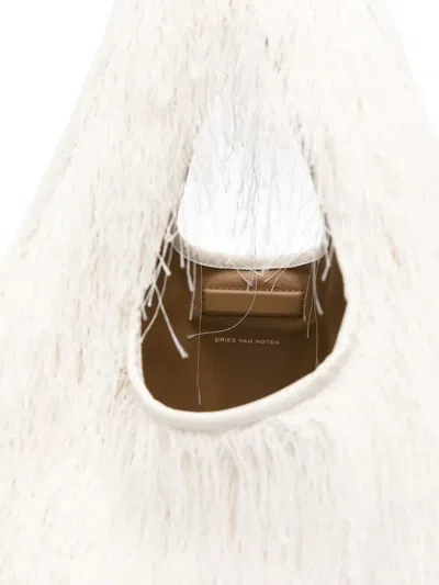 Dries Van Noten Marche Small Fringed Tote Bag