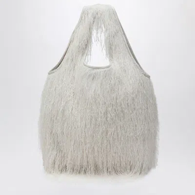 Dries Van Noten Fringed Tote Bag Featuring Unique Design In White