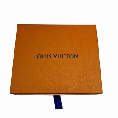 Pre-owned Louis Vuitton Blue Jean Brown Monogram Middle Wallet (bi-fold) ()