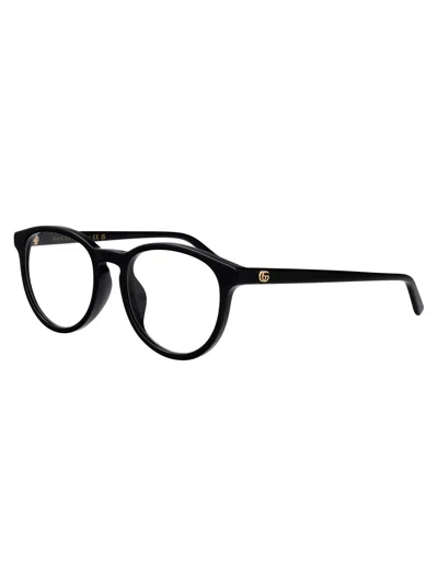 Gucci Black-black-transparent Recycled Acetate Glasses