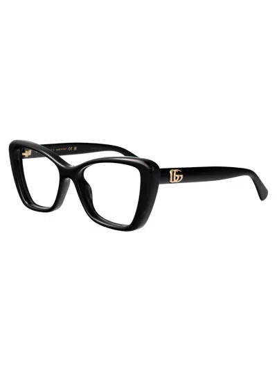 Gucci Black-black-transparent Injection Glasses In Black