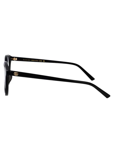 Gucci Black-black-transparent Recycled Acetate Glasses