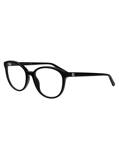Gucci Black-black-transparent Recycled Acetate Glasses