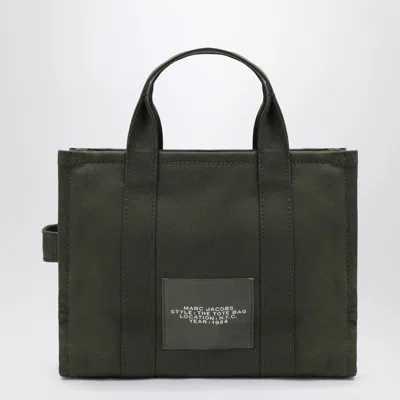 Marc Jacobs Medium Canvas Tote Bag With Side Handle In Green