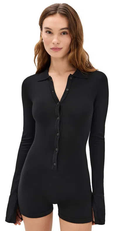 Lioness Brit Girl Romper Noir In Black