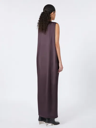 Sportmax Wraparound Satin Dress Side Slit In Multi