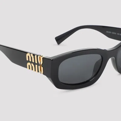 Miu Miu Black Acetate Glimpse Sunglasses