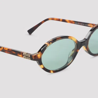 Miu Miu Regard Eyewear Sunglasses In Green