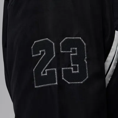 Air Jordan (wmns)  Brooklyn Therma-fit Varsity Jacket 'black' In Animal Print