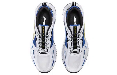 Li-ning Retro Running Shoes 'storm Blue White' In Black