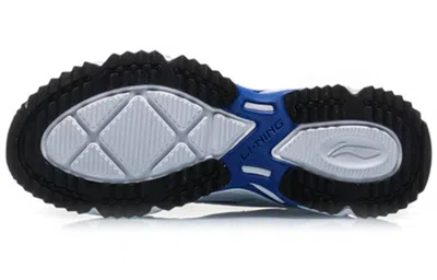Li-ning Retro Running Shoes 'storm Blue White' In Black