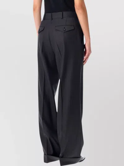 Junya Watanabe Tailored Wide-leg Trousers Pockets In Animal Print