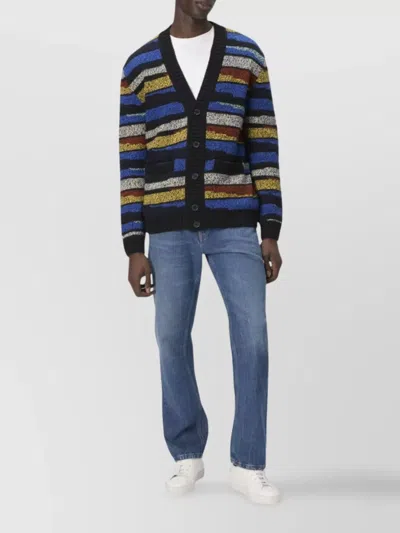 Missoni Cardigan Aus Reiner Wolle Mit Intarsienmuster In Multi