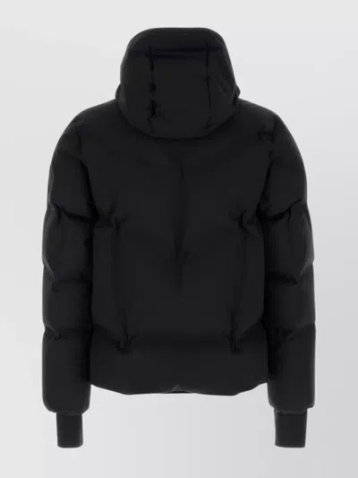 Moncler Grenoble Black Stretch Nylon Angren Down Jacket In Black
