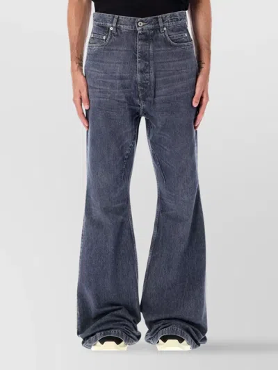 Rick Owens Drkshdw Drkshdw By Rick Owens Bolan Bootcut In Blue