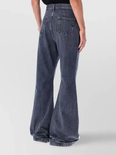 Rick Owens Drkshdw Drkshdw By Rick Owens Bolan Bootcut In Blue