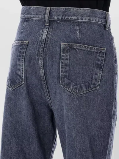 Rick Owens Drkshdw Drkshdw By Rick Owens Bolan Bootcut In Blue